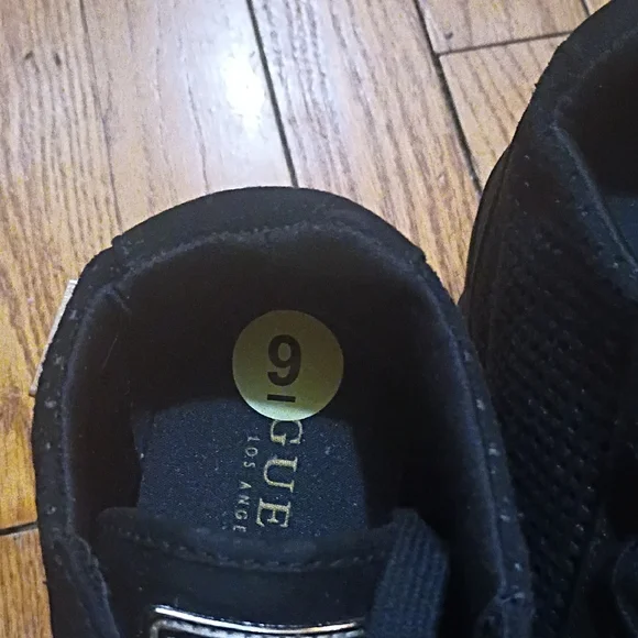 GUESS Women's Black Wedge Sneakers - Picture 5 of 5